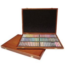 Gallery, pasztellkréta (porpasztell), 72szín, fadobozban