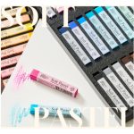 Gallery, pasztellkréta (porpasztell), 72szín, fadobozban