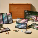 Gallery, pasztellkréta (porpasztell), 72szín, fadobozban