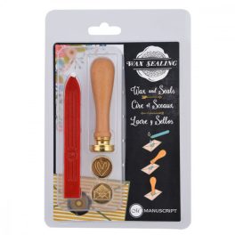 Manuscript viaszpecsét készlet - szív és boríték