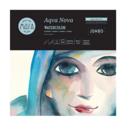   MUSA Aqva Nova - Jumbo Watercolour akvarelltömb - 25x25 (300g/m2, 50 lap)