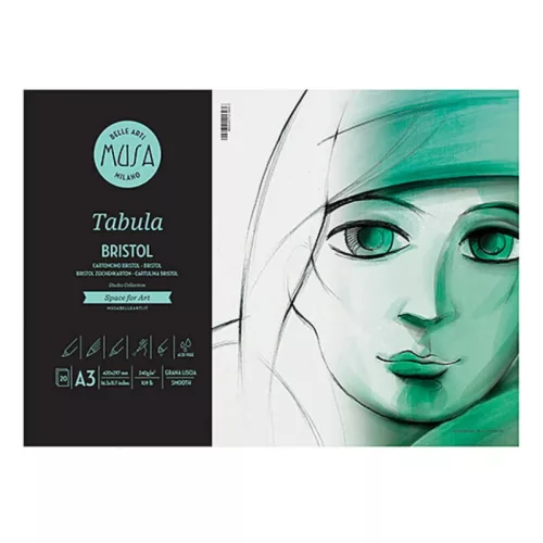 MUSA Tabula - bristol papírtömb - A3 (240g, 20 lap)