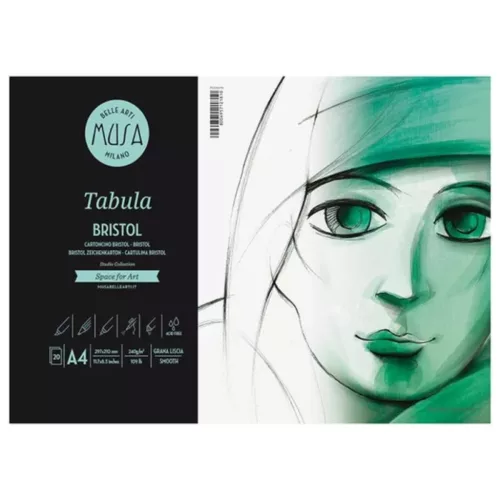 MUSA Tabula - bristol papírtömb - A4 (240g, 20 lap)