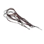Organza nyaklánc alap lánchosszabítóval, 43 cm - barna
