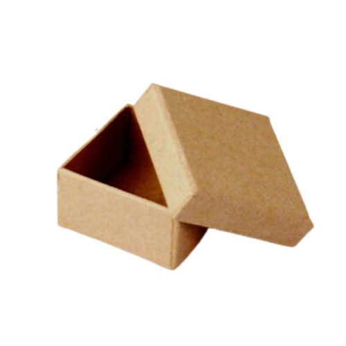 Papír doboz pici, négyzet alakú, 4x4x2,5 cm