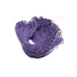 Paracord zsinór fehér-fekete-lila, 2mm