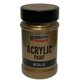 Pentart metál akrilfesték 100 ml antikréz