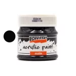 Pentart matt akrilfesték 50 ml fekete
