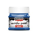 Pentart fényes akrilfesték 50ml kék