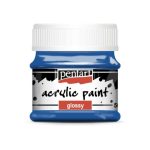 Pentart fényes akrilfesték 50ml kék