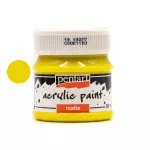 Pentart matt akrilfesték 50 ml sárga