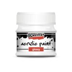 Pentart fényes akrilfesték 50ml fehér
