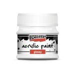 Pentart fényes akrilfesték 50ml fehér