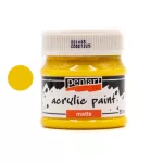 Pentart matt akrilfesték 50 ml napsárga