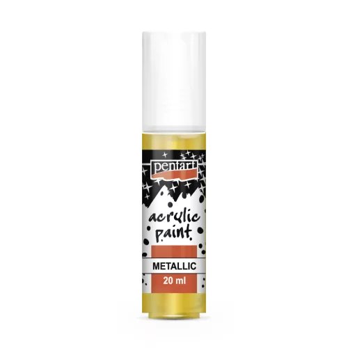 Pentart metál akrilfesték 20ml barokkarany