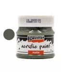 Pentart matt akrilfesték 50 ml kekizöld