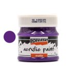 Pentart matt akrilfesték 50 ml ametiszt