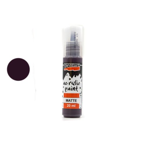 Pentart matt akrilfesték 20 ml padlizsán