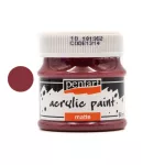 Pentart matt akrilfesték 50 ml bordó