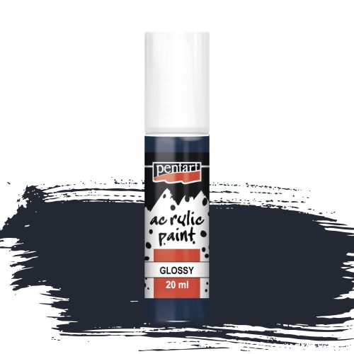 Pentart fényes akrilfesték 20ml indigókék