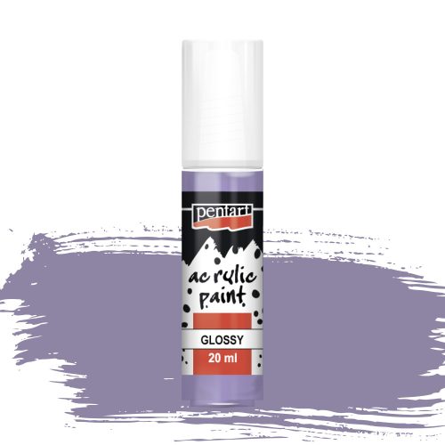 Pentart fényes akrilfesték 20ml ametiszt