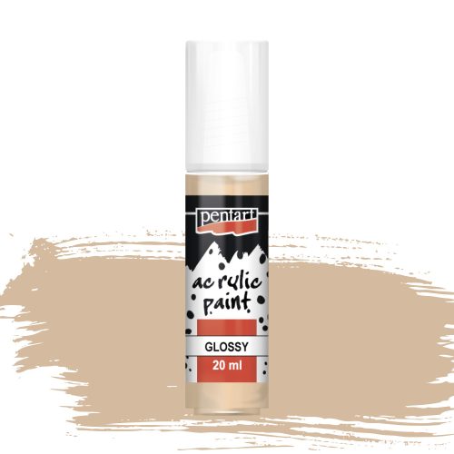 Pentart fényes akrilfesték 20ml púderszín