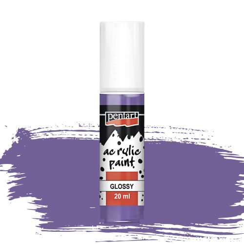 Pentart fényes akrilfesték 20ml ibolyalila