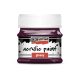 Pentart fényes akrilfesték 50ml padlizsán