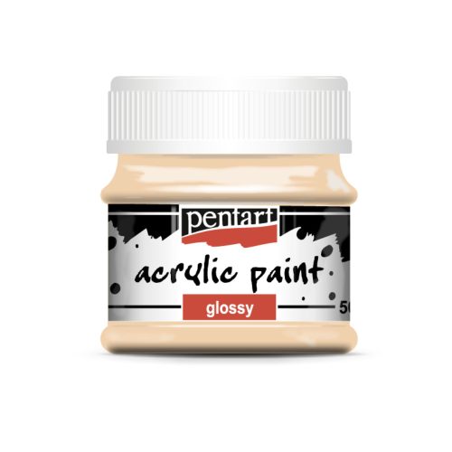 Pentart fényes akrilfesték 50ml púderszín