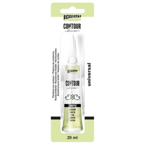 Pentart kontúrozó festék 20ml limetta