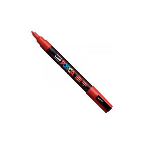 UNI POSCA PC-3M piros (0,9-1,3mm) 15