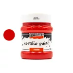 Pentart matt akrilfesték 100 ml rúzspiros