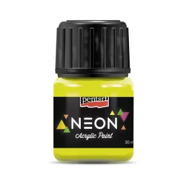 Pentart neon akrilfesték 30ml sárga