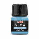 Pentart GLOW sötétben világító akrilfesték 30ml kék