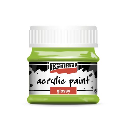 Pentart fényes akrilfesték 50ml almazöld