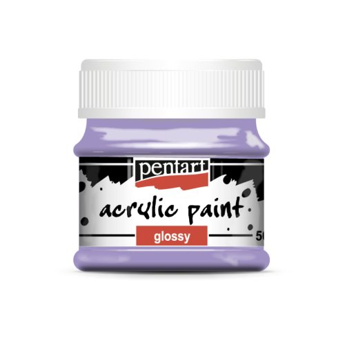 Pentart fényes akrilfesték 50ml világoslila