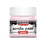 Pentart fényes akrilfesték 50ml rózsaszín