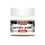 Pentart fényes akrilfesték 50ml elefántcsont