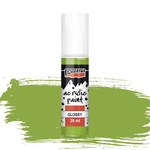 Pentart fényes akrilfesték 20ml almazöld
