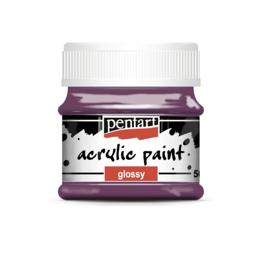 Pentart fényes akrilfesték 50ml lila