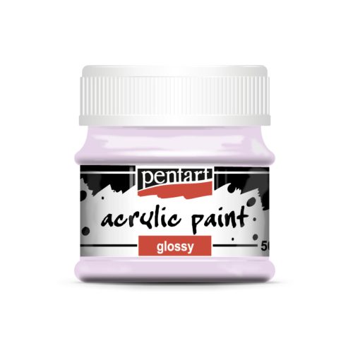 Pentart fényes akrilfesték 50ml pasztelibolya