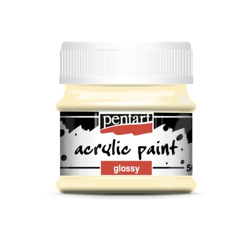 Pentart fényes akrilfesték 50ml bézs
