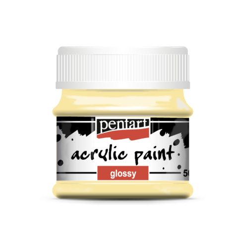 Pentart fényes akrilfesték 50ml tejeskávé
