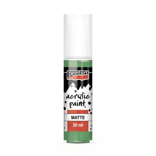 Pentart matt akrilfesték 20 ml papagájzöld