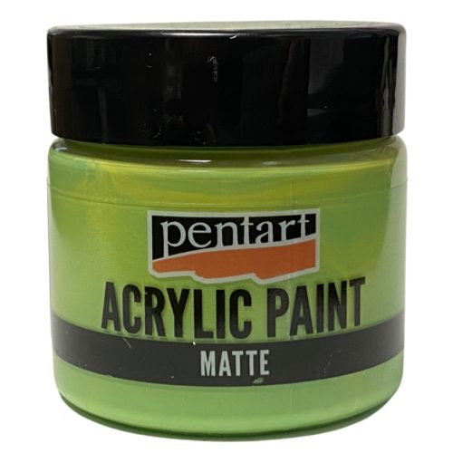 Pentart matt akrilfesték 50ml levélzöld