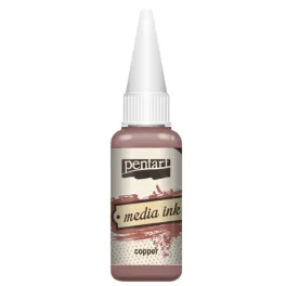 Média tinta metál 20 ml réz