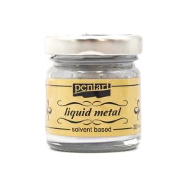 Pentart folyékony fém 30 ml ezüst