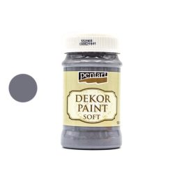 Pentart dekorfesték lágy 100 ml grafit