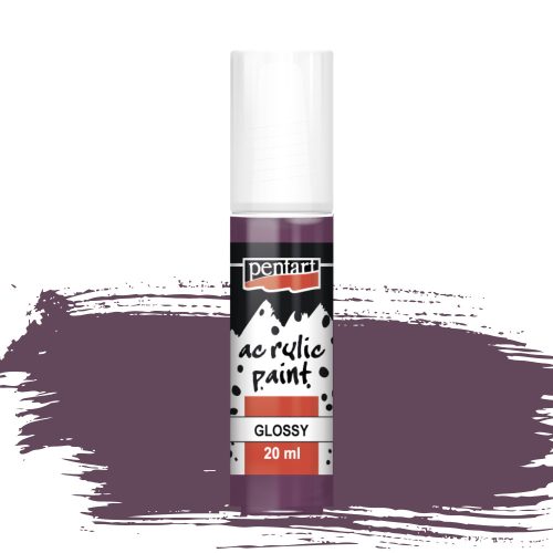 Pentart fényes akrilfesték 20ml lila