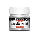 Pentart metál akrilfesték 50 ml ezüst